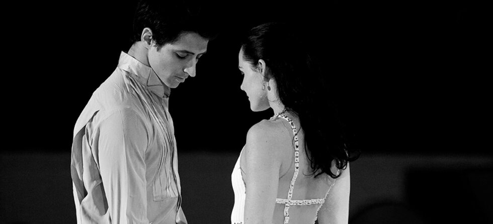 Tessa and Scott perform their exhibition 'Hallelujah' in Moscow, Russia